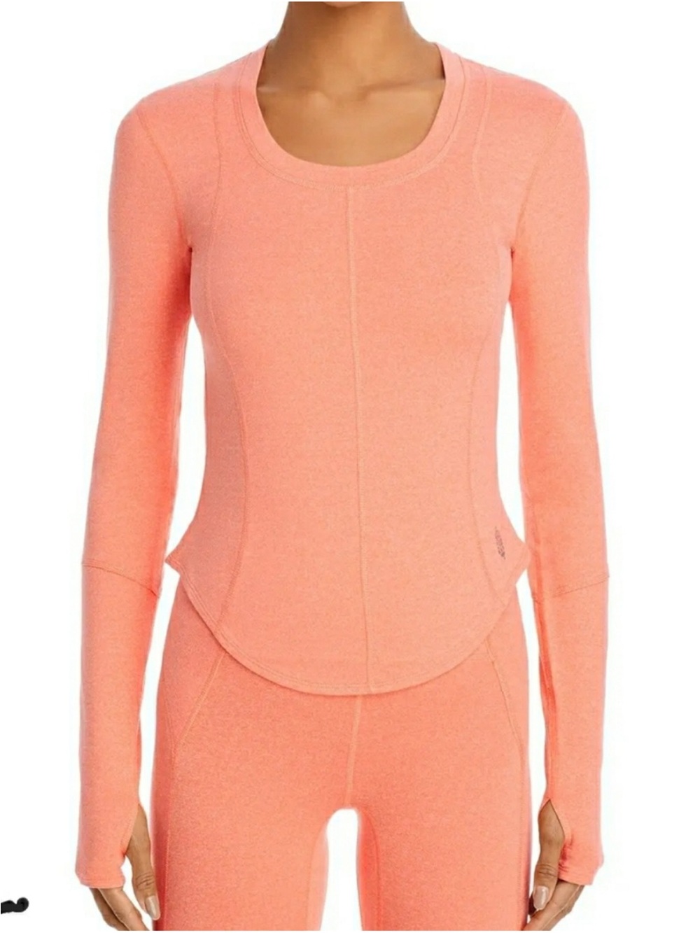 Free People Movement You Know It Base Layer Top Coral Melon XS